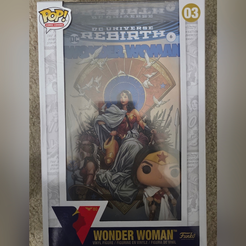 Funko Wonder Woman Action Figure - Red, Blue, Gold